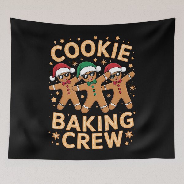 Item preview, Christmas Cookie Baking Crew Xmas Gingerbread Team designed and sold by Turbotine.