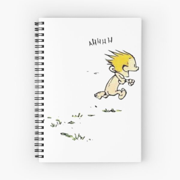 Item preview, Calvin And Hobbes Funny Running Scene – Playful Cartoon Motion Art designed and sold by darronaselz.