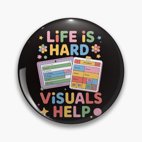 Item preview, Life Is Hard Visuals Help Special Education Teacher SPED designed and sold by LapFemile.