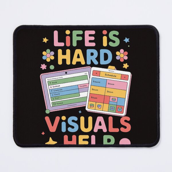 Item preview, Life Is Hard Visuals Help Special Education Teacher SPED designed and sold by LapFemile.
