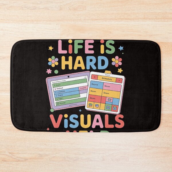 Item preview, Life Is Hard Visuals Help Special Education Teacher SPED designed and sold by LapFemile.