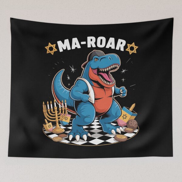 Item preview, Ma-Roar Passover Jewish Holiday Dinosaur Dino Seder Jewish designed and sold by Bandikonsalez.