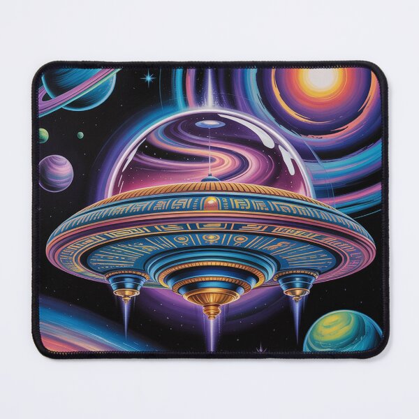 Item preview, Spacecraft floating in deep space. designed and sold by Lilashakti ⭐️ ⭐️ ⭐️ ⭐️ ⭐️.