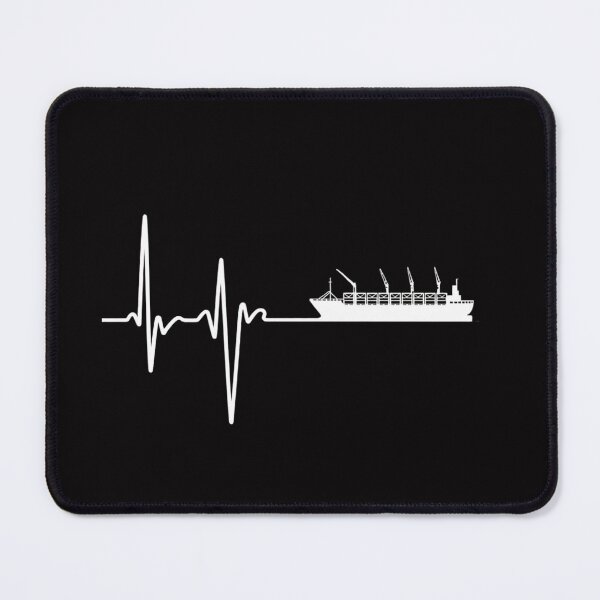 Item preview, Airboat Heartbeat Fanboat EKG Pulseline Hydroplane designed and sold by MuteElevent.