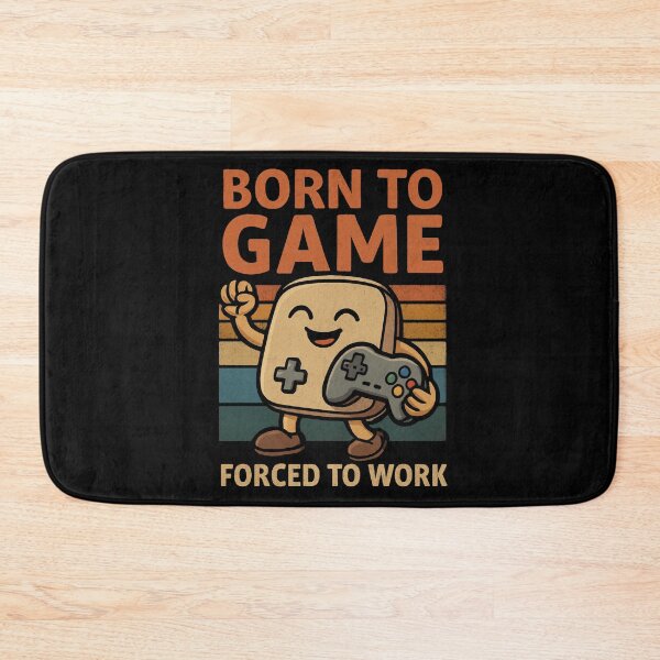 Item preview, Forced to Work Retro Gaming Style | Funny Anti-Work Meme Design designed and sold by Lunaria Arts.