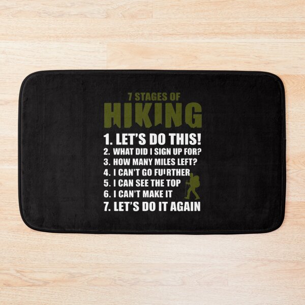 Item preview, 7 Stages of Hiking Outdoor Hiker Men Women designed and sold by MuteElevent.
