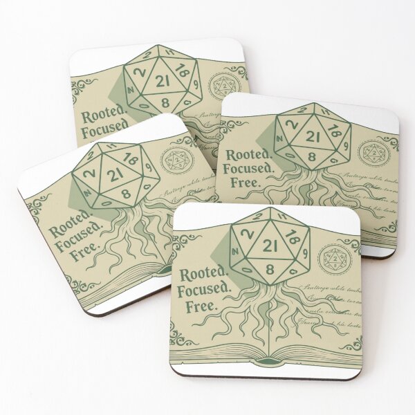 Item preview, Rooted. Focused. Free. – Arcane D20 designed and sold by Zion by Carvalho.