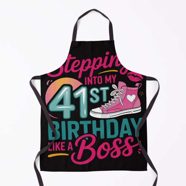 Item preview, 41st Birthday Like A Boss Step Pink 41 Bday Women Gift designed and sold by MuteElevent.