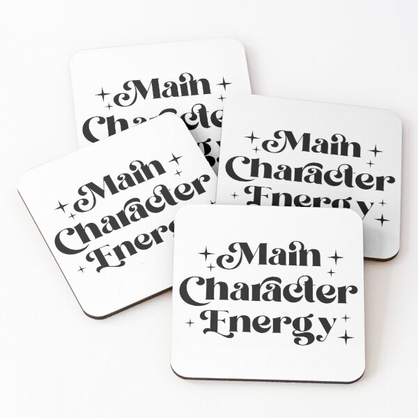 Item preview, Main Character Energy – Bold Motivational Quote designed and sold by AuraByMarv.