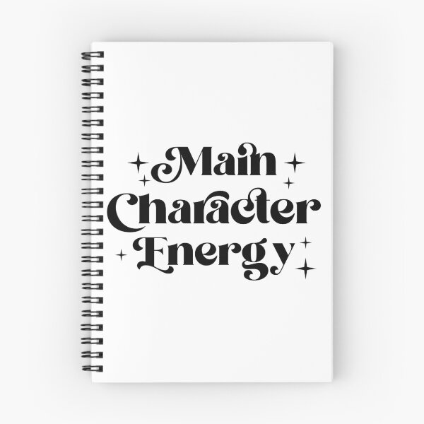 Item preview, Main Character Energy – Bold Motivational Quote designed and sold by AuraByMarv.