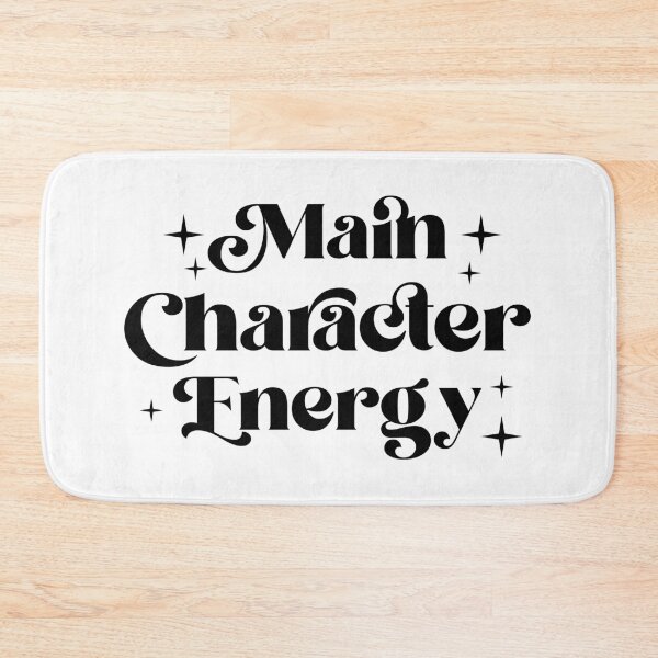 Item preview, Main Character Energy – Bold Motivational Quote designed and sold by AuraByMarv.