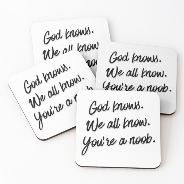 Item preview, God knows. We all know. You’re a noob 1 designed and sold by Tom-Johnson.