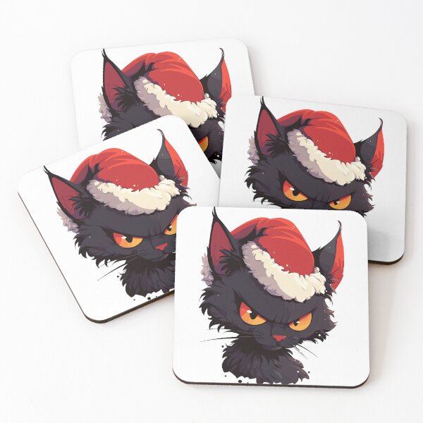 Item preview, Dark Christmas Yule Cat designed and sold by bapupa.