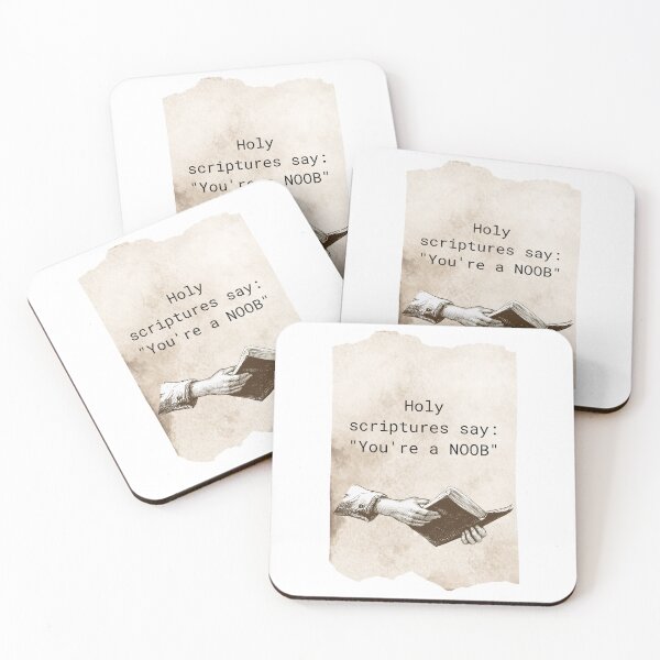 Item preview, Holy scriptures say: "You're a NOOB" designed and sold by Tom-Johnson.