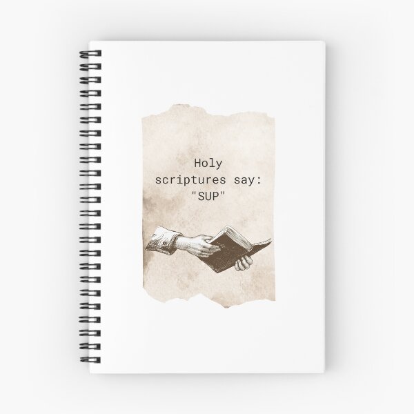 Item preview, Holy scriptures say: "SUP" designed and sold by Tom-Johnson.