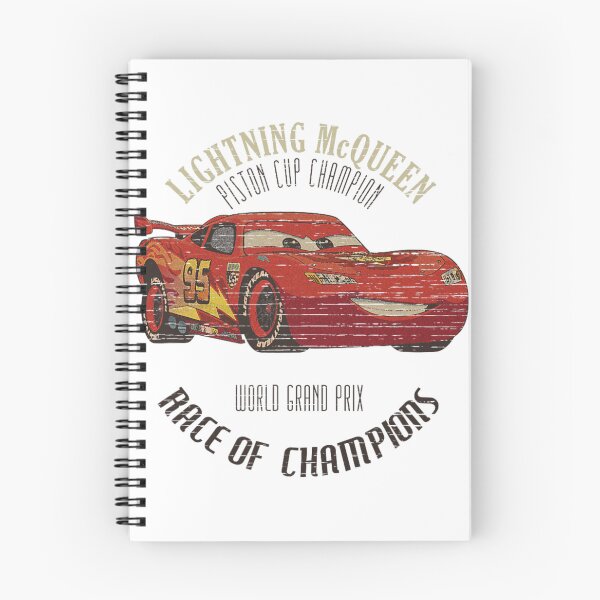 Item preview, Disney Pixar Cars 2 Lightning McQueen Champion Vintage Logo  designed and sold by Aliyah Niko.
