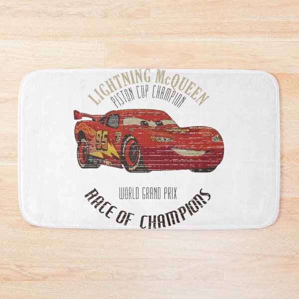 Item preview, Disney Pixar Cars 2 Lightning McQueen Champion Vintage Logo  designed and sold by Aliyah Niko.