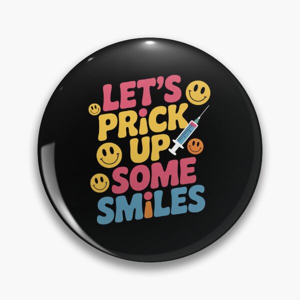 Item preview, Smiling Syringe For Healthcare Workers And Clinics designed and sold by HeinzanoWeno.