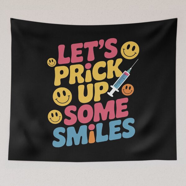 Item preview, Smiling Syringe For Healthcare Workers And Clinics designed and sold by HeinzanoWeno.
