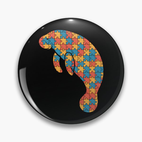 Item preview, Manatee Autism Awareness Kids Dugong Puzzle Day Mom designed and sold by ValerieRodrigue.