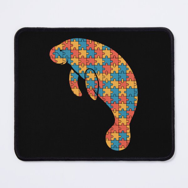 Item preview, Manatee Autism Awareness Kids Dugong Puzzle Day Mom designed and sold by ValerieRodrigue.