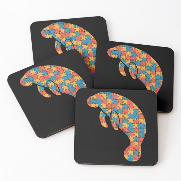 Item preview, Manatee Autism Awareness Kids Dugong Puzzle Day Mom designed and sold by ValerieRodrigue.
