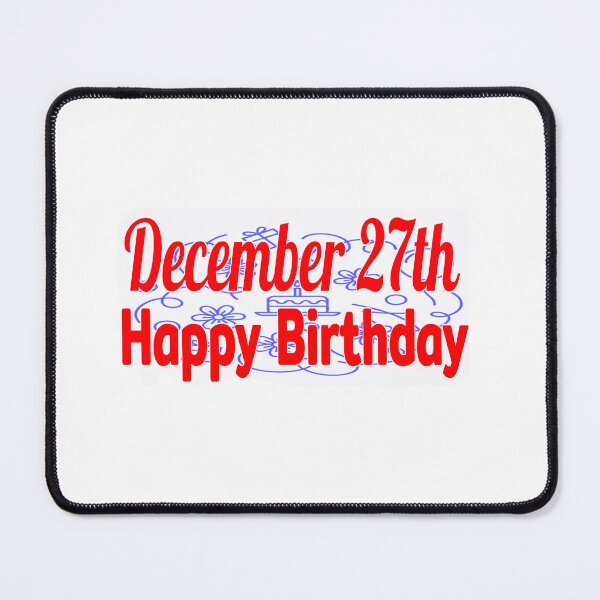 Item preview, December 27th,Birthday gift designed and sold by Sujinthaiart.