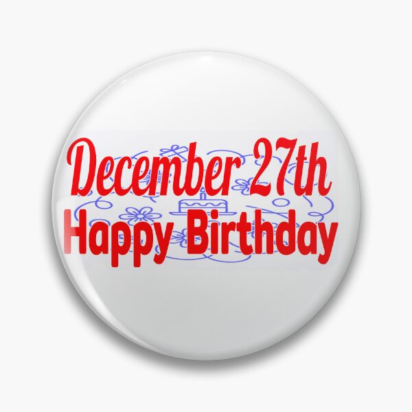 Item preview, December 27th,Birthday gift designed and sold by Sujinthaiart.