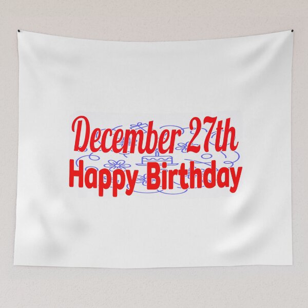 Item preview, December 27th,Birthday gift designed and sold by Sujinthaiart.