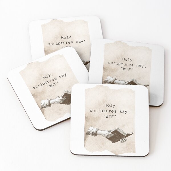 Item preview, Holy scriptures say: "WTF" designed and sold by Tom-Johnson.