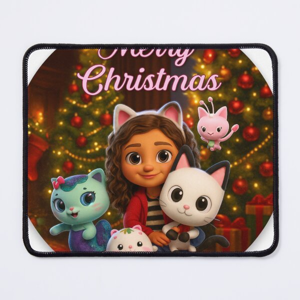 Item preview, Magical Christmas with Gabby – Festive Illustration and Cute Cats designed and sold by NorthernDk_art .