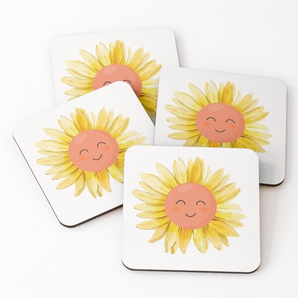 Item preview, ✨ Smiling Sunflower Character – Cute Art designed and sold by TracedBySun.
