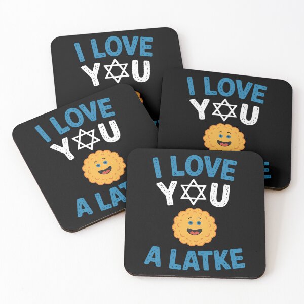 Item preview, Fun I Love You A Latke Hannukah and Passover designed and sold by ValerieRodrigue.