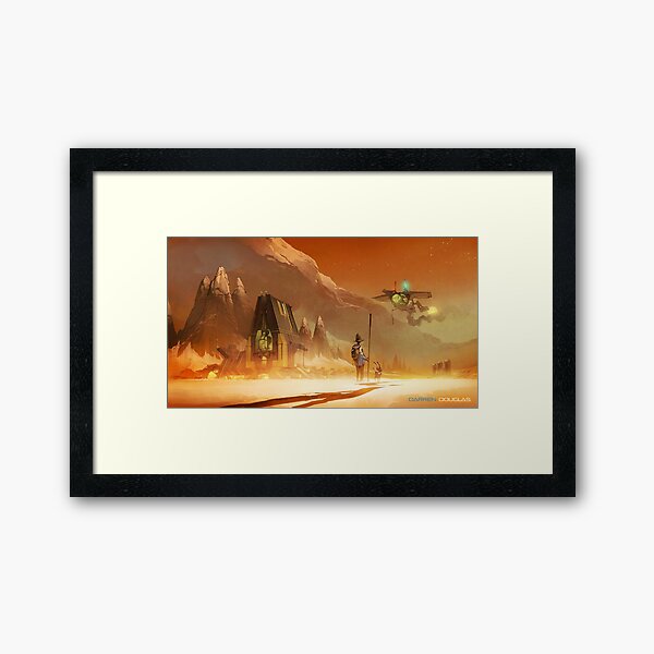 'Emergency Landing' Framed Art Print