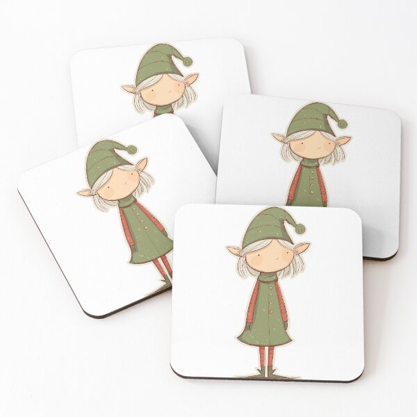 Item preview, Retro Christmas Snow Elf designed and sold by bapupa.