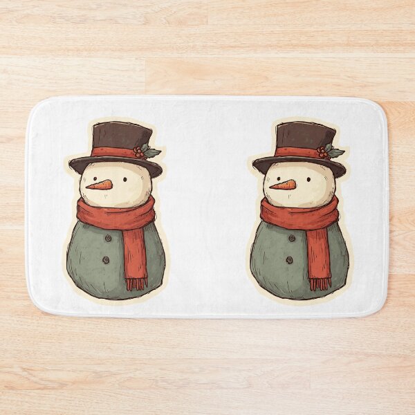 Item preview, Antique Christmas Snowman Retro designed and sold by bapupa.