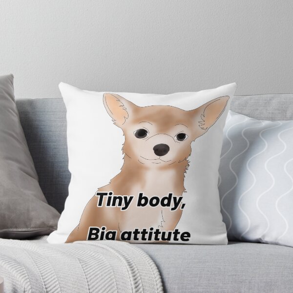 Item preview, Chihuahua – “Tiny Body, Big Attitude” – Sassy Dog Semirealistic Design designed and sold by Crack-in-Colors.