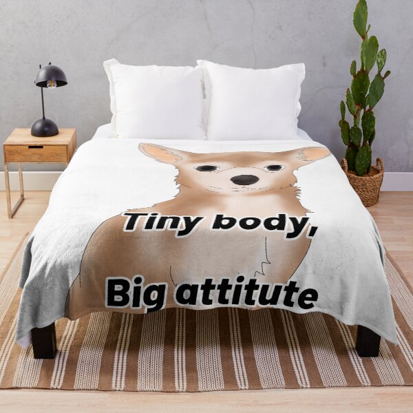 Item preview, Chihuahua – “Tiny Body, Big Attitude” – Sassy Dog Semirealistic Design designed and sold by Crack-in-Colors.
