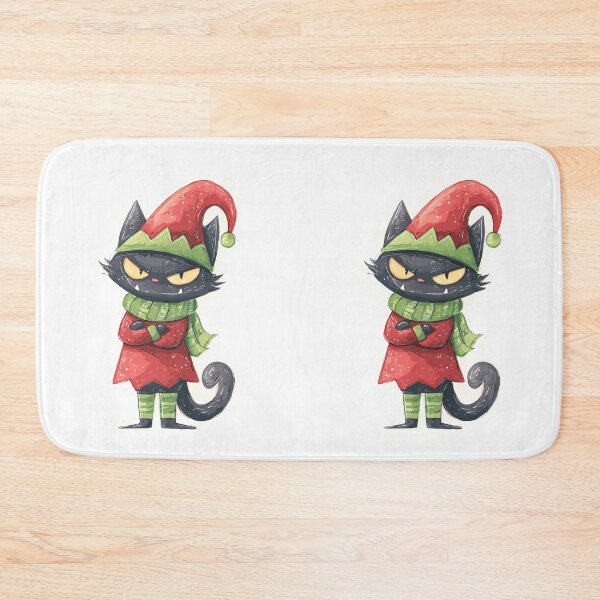 Item preview, Vintage Christmas Yule Cat designed and sold by bapupa.