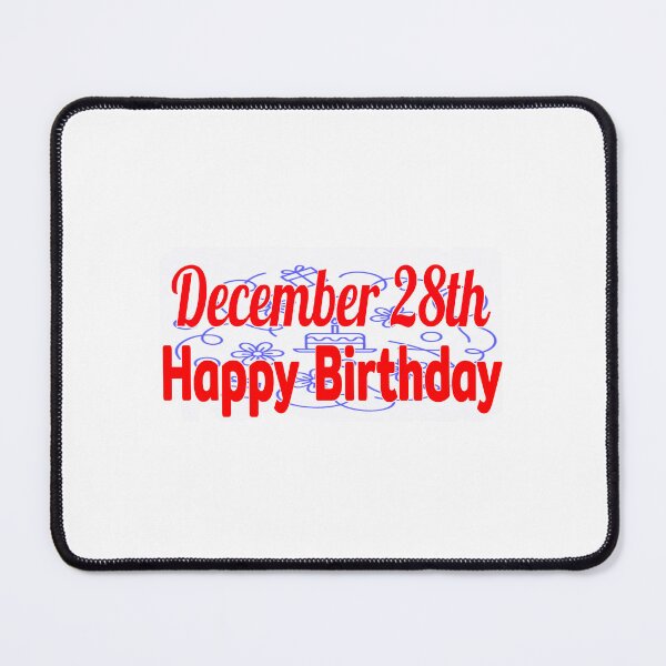 Item preview, December 28th, Gift birthday  designed and sold by Sujinthaiart.