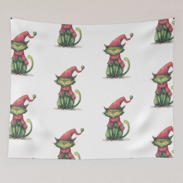Item preview, Antique Christmas Yule Cat designed and sold by bapupa.