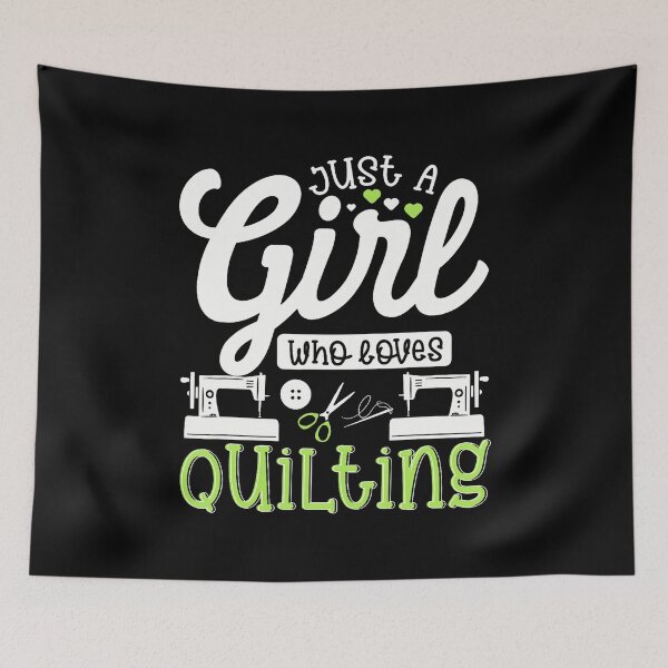 Item preview, Just A Girl Who Loves Quilting designed and sold by LavetaCatherine.