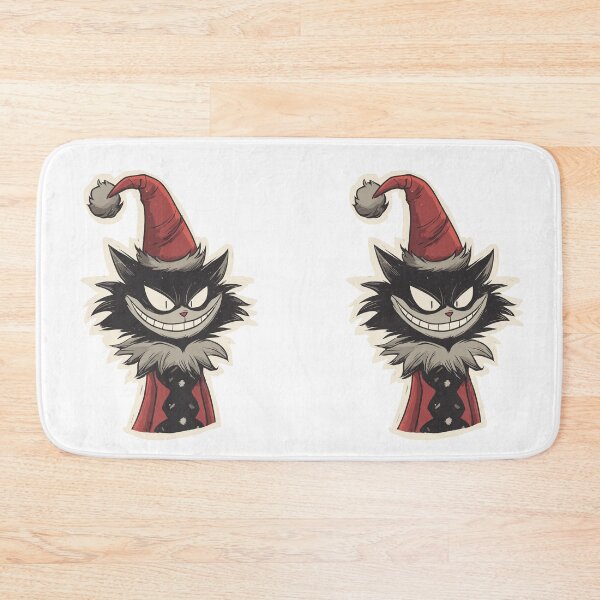 Item preview, Classic Christmas Yule Cat designed and sold by bapupa.