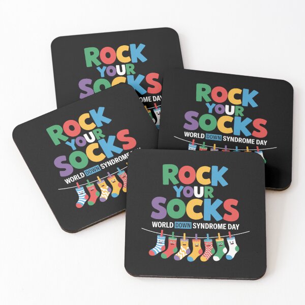 Item preview, Rock Your Socks Awareness World Down Syndrome Day designed and sold by ValerieRodrigue.