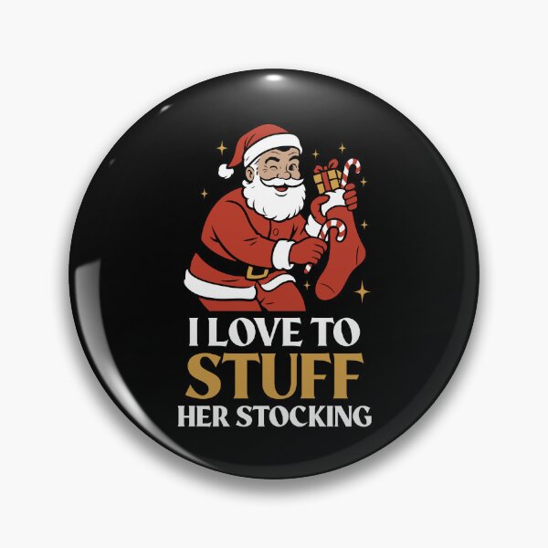 Item preview, I Love to Stuff Her Stocking, I Love to Jingle His Bells designed and sold by DavidCloud.