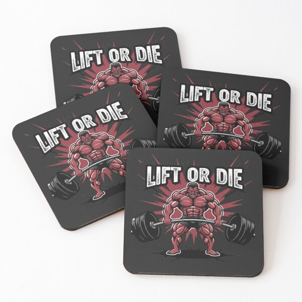 Item preview, Lift or Die – Hardcore Powerlifting Motivation designed and sold by ReptiWorks.