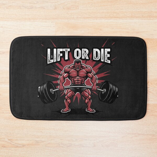 Item preview, Lift or Die – Hardcore Powerlifting Motivation designed and sold by ReptiWorks.
