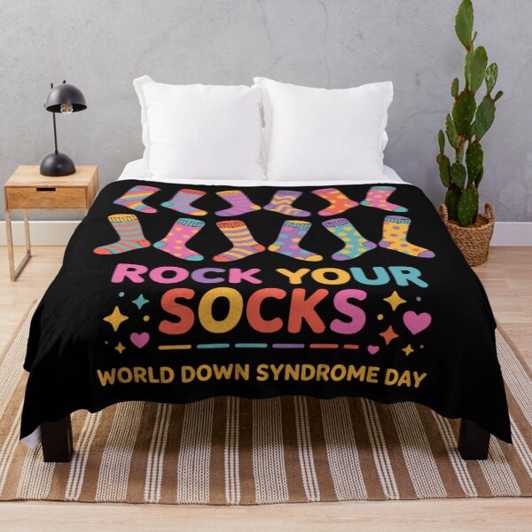 Item preview, Rock Your Socks World Down Syndrome Awareness Day designed and sold by ValerieRodrigue.