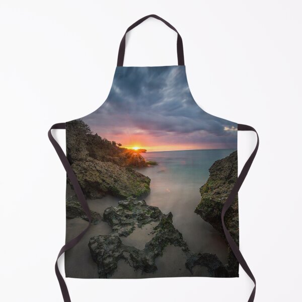 Item preview, Sunset Over The North Face bRocky Seascape designed and sold by Mariflowers.