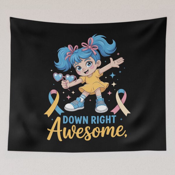 Item preview, Down Syndrome Awareness Day Down Right Awesome designed and sold by ValerieRodrigue.
